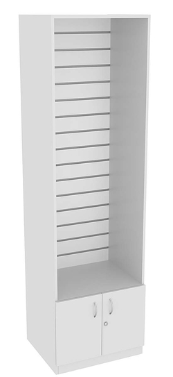 Витрина выставочная СЭСП с экономпанелью №2-500 (открытая), Серый