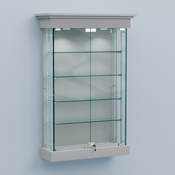 Витрина для музеев "Коллекция" настенная №1-4А-РЕГ, Серый