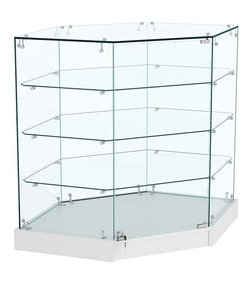 Прилавок Истра №119 угловой, универсальный (закрытый), Серый