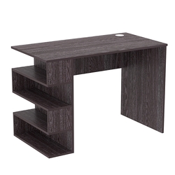 Стол письменный со стеллажом СПС-03-Л (левосторонний), Ясень Анкор темный - U31105