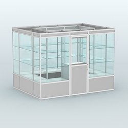 Павильон из профиля островной №1а, Серый