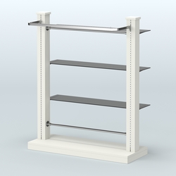 Островная система с перфорацией для магазина №10, Белый