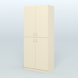 Шкаф для аптек с полками №2, Крем Вайс