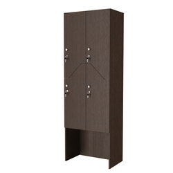Шкаф для раздевалок СТАНДАРТ-Элегия №3-2Б, Дуб Венге