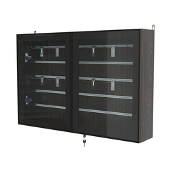 Витрина настенная №3-1Б широкая серии Collecto, Дуб Венге