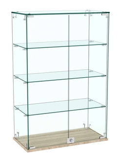 Витрина Истра настольная №22 (прозрачная), Дуб сонома