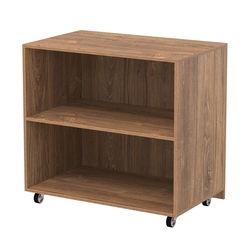 Недорогой прилавок на колесах под декоративные молдинги №ПДМ-16, Дуб Канзас коричневый