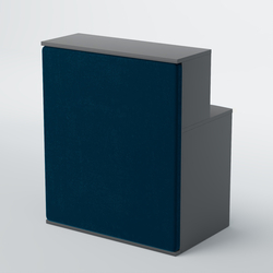 Ресепшен БАРОН №1 (ровная поверхность), Темно-серый + 11 Blue