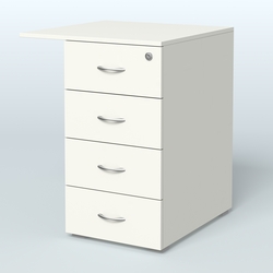 Брифинг-приставка с тумбой Прайм, Белый