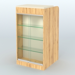 Ресепшен-Лайт №7 (600 мм) (Фасадная стенка - ЛДСП), Дуб Золотистый и Крем Вайс