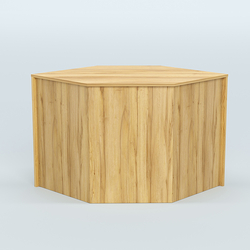 Стол-ресепшен серии ПРАЙМ №3 угловой, Дуб Золотистый