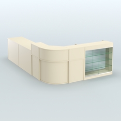 Угловой павильон Чай и Кофе с собой №5, Крем Вайс