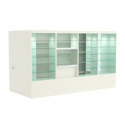 Павильон №3 из ДСП (5, 76 кв. м), Белый