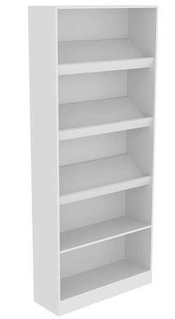 Стеллаж из ДСП серии Эконом №115-300, Серый