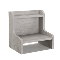 Полка настольная Вектор №33, Бетон Чикаго светло-серый F186 ST9