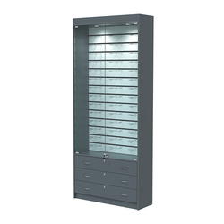 Витрина для очков №10 (закрытый доступ), Темно-Серый