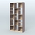 Стеллаж из ДСП серии ЛОФТ №10-2 с полками ДСП Ясень Анкор темный и Дуб Сонома