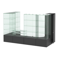 Павильон ИСТРА пристенный №2а (5, 87 кв.м), Черный