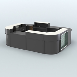 Островной павильон Чай и Кофе с собой №4, Черный и Белый