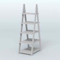 Торговая двусторонняя стойка ЛОФТ №3-650 узкая, Серый