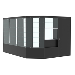 Павильон №11 из ДСП (11, 22 кв. м), Черный