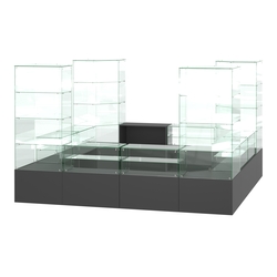 Павильон ИСТРА островной №2б (11, 35 кв.м), Черный