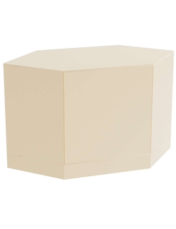 Прилавок из ДСП Эконом №15 угловой (внутренний угол), Крем Вайс