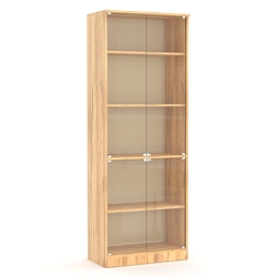 Шкаф-витрина офисный ШВ-51, Дуб Золотистый