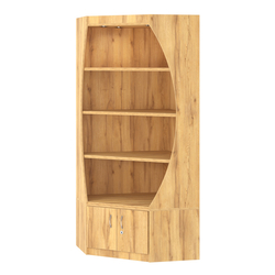 Стеллаж Гарант угловой №1, Дуб Золотистый