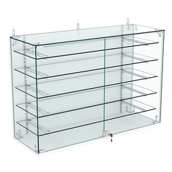 Витрина настенная НЕО №3-2 с пятью полками, Белый