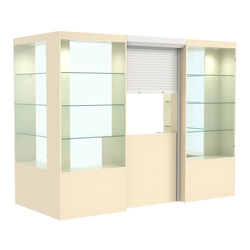 П-образный павильон №4-3П (3,24 кв.м), Крем Вайс