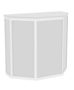 Прилавок из профиля трапеция №1  (открытый), Серый