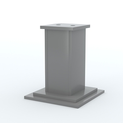 Подставка под 2 флага "Коллекция" №2, Темно-Серый