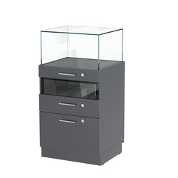 Прилавок ювелирный "Диаманд" №2-600, Темно-Серый