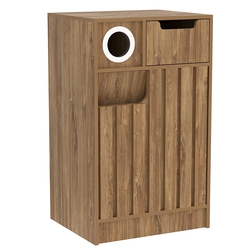 Прилавок под кофе серии "Смок", Дуб канзас коричневый Н1113 ST10