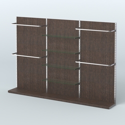 Система ЭЛЕГАНТ №11 пристенная с ДСП (3600 мм), Дуб Венге