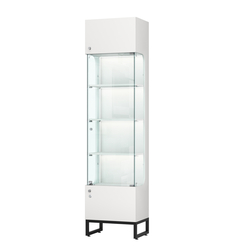 Витрина Монти №1-П, Белый