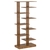 Стеллаж серии КУБ с малыми ступенчатыми полками №6 Орех