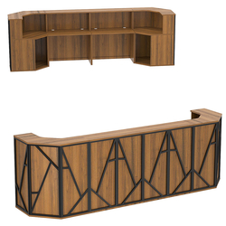 Ресепшен серии ЛОФТ - АЛЬФА КОМБО №15, Орех