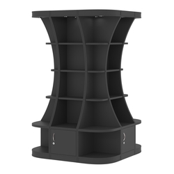 Островной высокий стеллаж ГАРАНТ №7, Черный