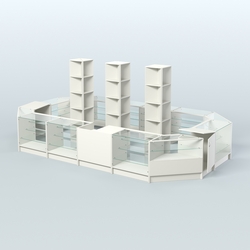 Торговый Островок "Эконом" №21 (15, 87 кв.м), Белый