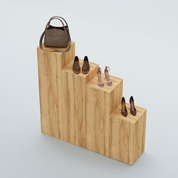 Демо-стенд Ступени-Лестница №3, Дуб Золотистый