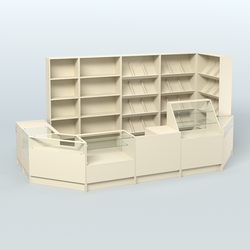 Торговый Островок "Эконом" №17 (8, 47 кв.м), Крем Вайс