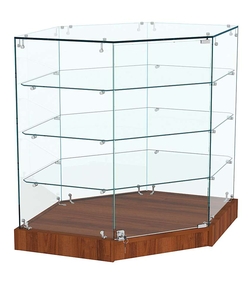 Прилавок Истра №119 угловой, универсальный (закрытый), Орех