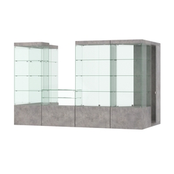 Павильон ИСТРА пристенный №2б (5, 87 кв.м), Бетон Чикаго светло-серый F186 ST9