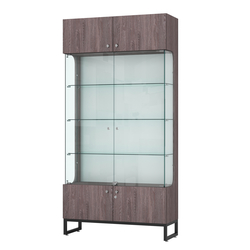 Витрина Монти №2-С, Ясень Анкор темный