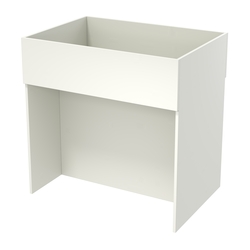 Корзина для распродаж из ДСП №4, Белый