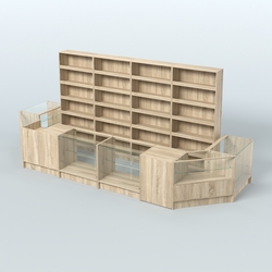 Торговый Островок "Эконом" №11 (8, 2 кв.м), Дуб сонома