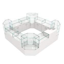 Остров ювелирный "Диаманд" №2, Белый