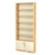 Стеллаж из ДСП с 5-ю полками 200x900 мм серии LEVEL-5 №10 (З/C - ДВП) Дуб Золотистый и Крем Вайс